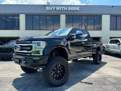 2022 FORD F250 SUPER DUTY CREW CAB PICKUP V8, TURBO DIESEL, 6.7 LITER PLATINUM PICKUP 4D 6 3/4 FT