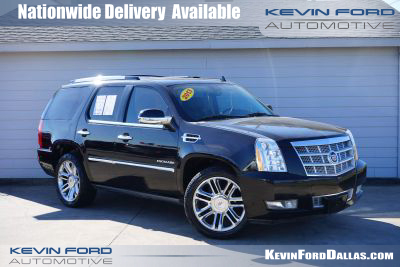 2013 CADILLAC ESCALADE SUV V8, FLEX FUEL, 6.2 LITER PLATINUM EDITION SPORT UTILITY 4D