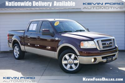 2008 FORD F150 SUPERCREW CAB PICKUP V8, FLEX FUEL, 5.4 LITER KING RANCH PICKUP 4D 5 1/2 FT