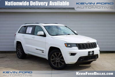 2017 JEEP GRAND CHEROKEE SUV V6, VVT, 3.6 LITER LIMITED 75TH ANNIVERSARY EDITION SPORT UTILITY 4D