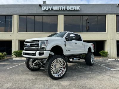 2022 FORD F-350 PLATINUM 4X4 ANY LEVEL LIFT PICKUP V8, TURBO DIESEL, 6.7 LITER PLATINUM PICKUP 4D 6 3/4 FT