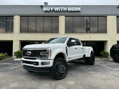 2023 FORD F-450 PLATINUM 4X4 PICKUP V8, HO, TURBO DIESEL, 6.7 LITER PLATINUM PICKUP 4D 8 FT