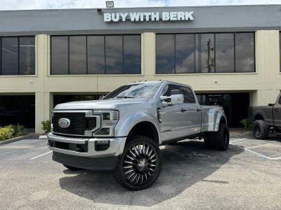 2022 FORD F-450 PLATINUM 4X4 PICKUP V8, TURBO DIESEL, 6.7 LITER PLATINUM PICKUP 4D 8 FT