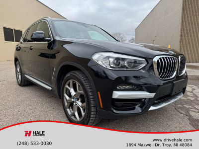 2021 BMW X3 SUV 4-CYL, TURBO, 2.0 LITER XDRIVE30I SPORT UTILITY 4D