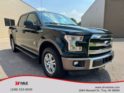 2015 FORD F150 SUPERCREW CAB PICKUP V6, ECOBOOST, TT, 3.5L KING RANCH PICKUP 4D 5 1/2 FT