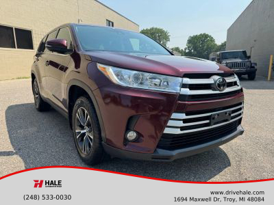 2019 TOYOTA HIGHLANDER SUV V6, 3.5 LITER LE PLUS SPORT UTILITY 4D