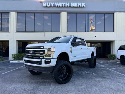 2022 FORD F-250 PLATINUM 4X4 PICKUP V8, TURBO DIESEL, 6.7 LITER PLATINUM PICKUP 4D 6 3/4 FT