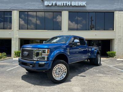 2022 FORD F450 SUPER DUTY CREW CAB PICKUP V8, TURBO DIESEL, 6.7 LITER PLATINUM PICKUP 4D 8 FT