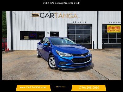 2017 CHEVROLET CRUZE SEDAN 4-CYL, TURBO, 1.4 LITER LT SEDAN 4D