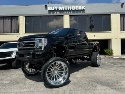 2020 FORD F350 SUPER DUTY CREW CAB PICKUP V8, TURBO DIESEL, 6.7 LITER PLATINUM PICKUP 4D 6 3/4 FT