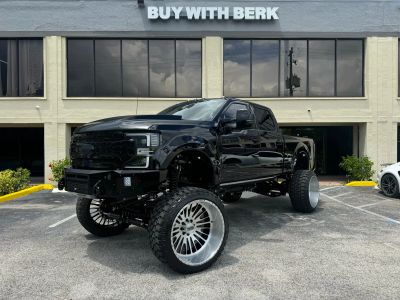2022 FORD F250 SUPER DUTY CREW CAB PICKUP V8, TURBO DIESEL, 6.7 LITER PLATINUM PICKUP 4D 6 3/4 FT
