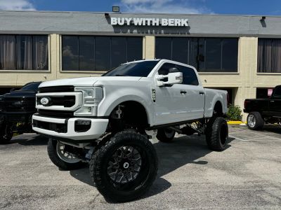 2022 FORD F250 SUPER DUTY CREW CAB PICKUP V8, TURBO DIESEL, 6.7 LITER PLATINUM PICKUP 4D 6 3/4 FT
