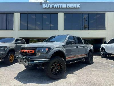 2014 FORD F150 SUPERCREW CAB PICKUP V8, 6.2 LITER SVT RAPTOR PICKUP 4D 5 1/2 FT