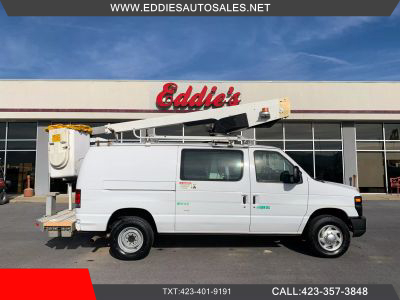 2010 FORD E350 SUPER DUTY 34FT BUCKET VAN VERSALIFT VANTEL 29-N BUCKET TRUCKS V8, 5.4 LITER VAN 3D - Eddies Auto Sales
