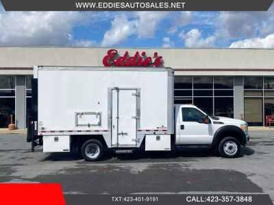 2015 FORD F550 SUPER DUTY REGULAR CAB 16FT BOX TRUCK W1600LB LIFTGATE BOX TRUCKS V10, 6.8 LITER 165