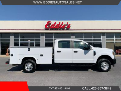 2019 FORD F350 SUPER DUTY CREW CAB 8FT KNAPHEIDE SERVICE BED TRUCK SERVICE/UTILITY TRUCKS V8, FLEX FUEL, 6.2 LITER XL PICKUP 4D 8 FT - Eddies Auto Sales