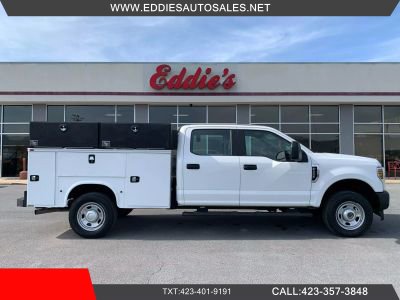 2019 FORD F350 SUPER DUTY CREW CAB 8FT KNAPHEIDE SERVICE BED TRUCK SERVICE/UTILITY TRUCKS V8, FLEX FUEL, 6.2 LITER XL PICKUP 4D 8 FT - Eddies Auto Sales