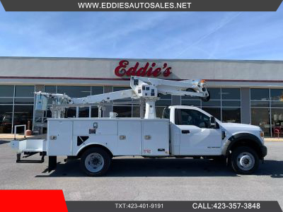 2020 FORD F550 SD 43FT CABLE PLACER BUCKET TRUCK ALTEC AT238P BUCKET TRUCKS V8, TURBO DIESEL, 6.7 LITER XL REG CAB 2D - Eddies Auto Sales