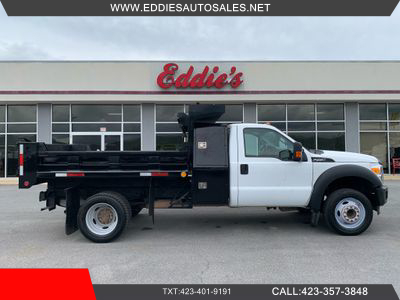 2012 FORD F450 SUPER DUTY REGULAR CAB 9FT DUMP BED TRUCK DUMP TRUCKS V10, 6.8 LITER 141