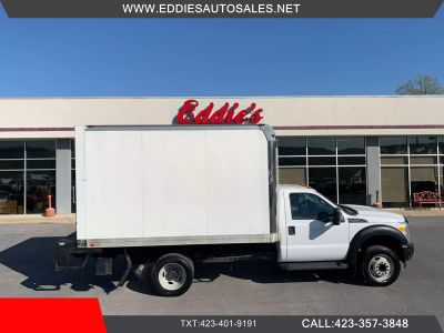 2016 FORD F450 SUPER DUTY 12FT BOX TRUCK WITH 2,000 LBS LIFTGATE BOX TRUCKS V10, 6.8 LITER 141