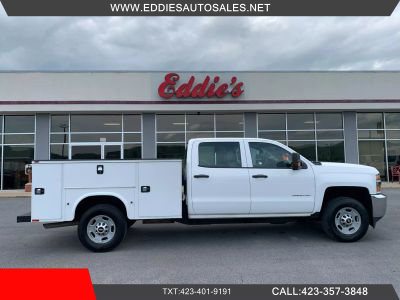 2018 CHEVROLET SILVERADO 2500 HD CREW CAB 8FT KNAPHEIDE SERVICE BED TRUCK SERVICE/UTILITY TRUCKS V8, FLEX FUEL, 6.0 LITER WORK TRUCK PICKUP 4D 8 FT - Eddies Auto Sales
