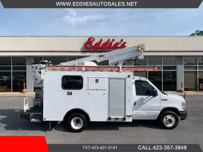 2018 FORD E350 SUPER DUTY CUTAWAY 36FT CABLE SPLICER BUCKET VAN ALTEC AT200A BUCKET TRUCKS V10, 6.8 LITER CUTAWAY VAN 2D - Eddies Auto Sales