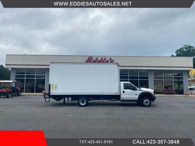 2012 FORD F550 SUPER DUTY REGULAR CAB 18FT BOX TRUCK WITH 2,000 LBS LIFTGATE BOX TRUCKS V8, TURBO DIESEL, 6.7 LITER 165