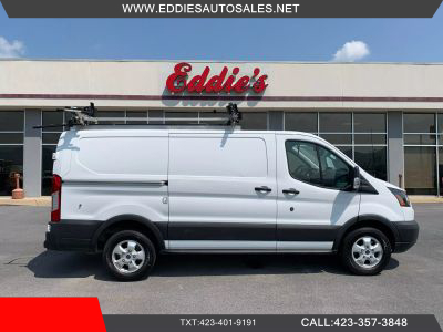 2018 FORD TRANSIT 250 UPFITTED CARGO VAN LOW ROOF  130'' WB CARGO VANS V6, ECOBOOST, TT 3.5L LOW ROOF W/SLIDING SIDE DOOR W/RWB VAN 3D - Eddies Auto Sales