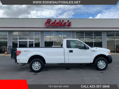 2013 FORD F150 REGULAR CAB 8FT BED WITH 1,300 LBS LIFTGATE PICKUP TRUCKS V6, FLEX FUEL, 3.7 LITER XL PICKUP 2D 6 1/2 FT - Eddies Auto Sales