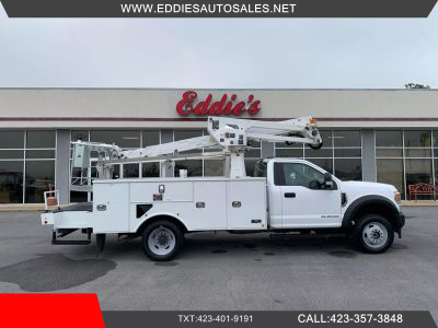 2020 FORD F550 SD 43FT CABLE PLACER BUCKET TRUCK ALTEC AT238P BUCKET TRUCKS V8, TURBO DIESEL, 6.7 LITER XL REG CAB 2D - Eddies Auto Sales