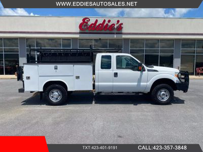 2015 FORD F350 SUPER DUTY SUPER CAB 8FT KNAPHEIDE SERVICE BED TRUCK WITH 1,300LB LIFTGATE SERVICE/UTILITY TRUCKS V8, 6.2 LITER XL 4D - Eddies Auto Sales