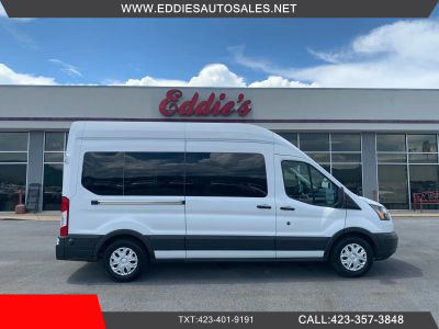 2017 FORD TRANSIT 350 HIGH ROOF 148'' WB 9 PASSENGER VAN WITH 800 LBS WHEELCHAIR LIFT PASSENGER VANS V6, 3.7 LITER XL W/HIGH ROOF W/SLIDING SIDE DOOR VAN 3D - Eddies Auto Sales