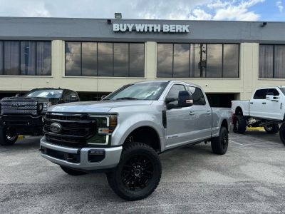 2021 FORD F250 SUPER DUTY CREW CAB PICKUP V8, TURBO DIESEL, 6.7 LITER LARIAT PICKUP 4D 6 3/4 FT