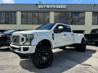 2022 FORD F450 SUPER DUTY CREW CAB PICKUP V8, TURBO DIESEL, 6.7 LITER LIMITED PICKUP 4D 8 FT
