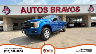2018 FORD F150 SUPER CAB PICKUP V6, FLEX FUEL, 3.3 LITER XL PICKUP 4D 6 1/2 FT