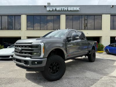 2023 FORD F250 SUPER DUTY CREW CAB PICKUP V8, HO, TURBO DIESEL, 6.7 LITER PLATINUM PICKUP 4D 6 3/4 FT