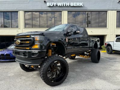 2022 FORD F250 SUPER DUTY CREW CAB PICKUP V8, TURBO DIESEL, 6.7 LITER PLATINUM PICKUP 4D 6 3/4 FT