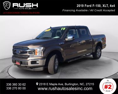 Buy Quality Pre-Owned 2019 FORD F150 SUPERCREW CAB PICKUP V6, ECOBOOST, TWIN TURBO, 3.5 LITER XLT PICKUP 4D 6 1/2 FT - Rush Auto Sales located in Burlington, NC