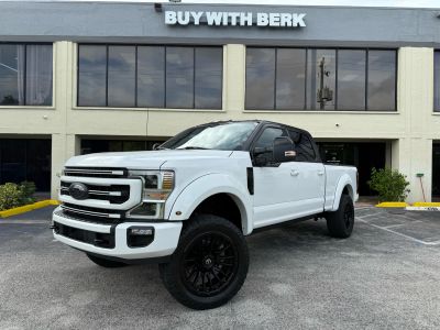 2022 FORD F350 SUPER DUTY CREW CAB PICKUP V8, TURBO DIESEL, 6.7 LITER PLATINUM PICKUP 4D 6 3/4 FT