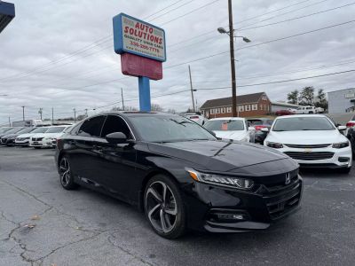2019 HONDA ACCORD SEDAN BLACK AUTOMATIC - Auto Solutions of Greensboro LLC, NC, 36.05701, -79.84368