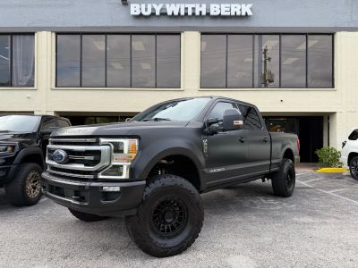 2022 FORD F250 SUPER DUTY CREW CAB PICKUP V8, TURBO DIESEL, 6.7 LITER PLATINUM PICKUP 4D 6 3/4 FT