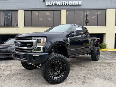 2022 FORD F250 SUPER DUTY CREW CAB PICKUP V8, TURBO DIESEL, 6.7 LITER PLATINUM PICKUP 4D 6 3/4 FT