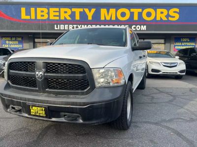 2014 RAM 1500 CREW CAB PICKUP V6, FLEX FUEL, 3.6 LITER TRADESMAN PICKUP 4D 5 1/2 FT