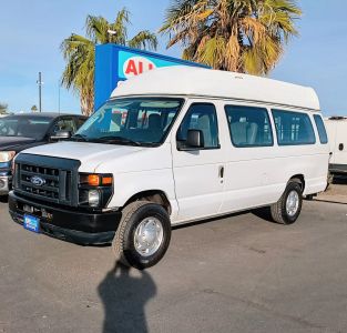 2012 FORD E250 CARGO CARGO V8, FLEX FUEL, 4.6 LITER EXTENDED VAN 3D