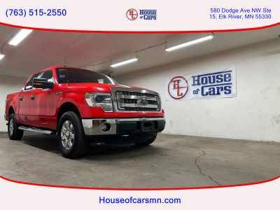 2014 FORD F150 SUPERCREW CAB PICKUP V8, FLEX FUEL, 5.0 LITER XLT PICKUP 4D 5 1/2 FT