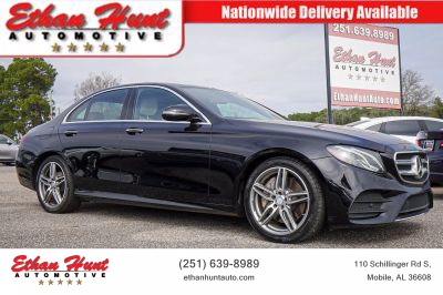 2017 MERCEDES-BENZ E-CLASS BLACK for sale