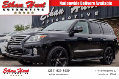 2013 LEXUS LX BLACK for sale