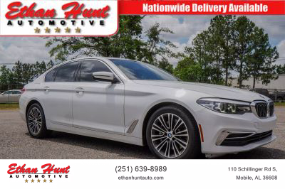 2019 BMW 5 SERIES WHITE for sale
