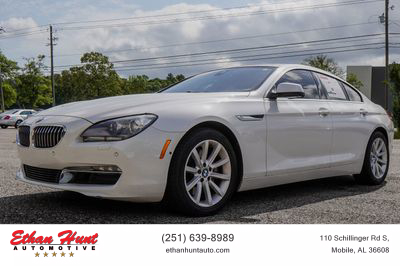 2015 BMW 6 SERIES WHITE for sale