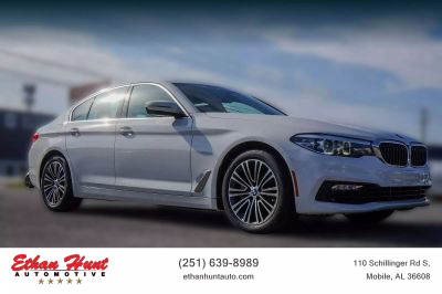 2018 BMW 5 SERIES WHITE for sale